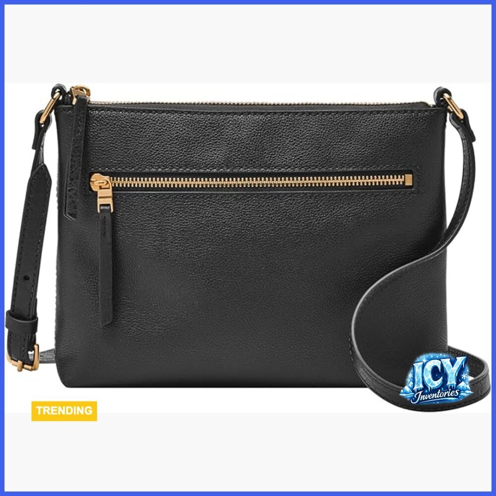 Genuine Leather Small Flap Crossbody Purse Handbag